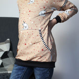 Schnittmuster Hoodie Laurin Gr.122 - 176 - Sewando
