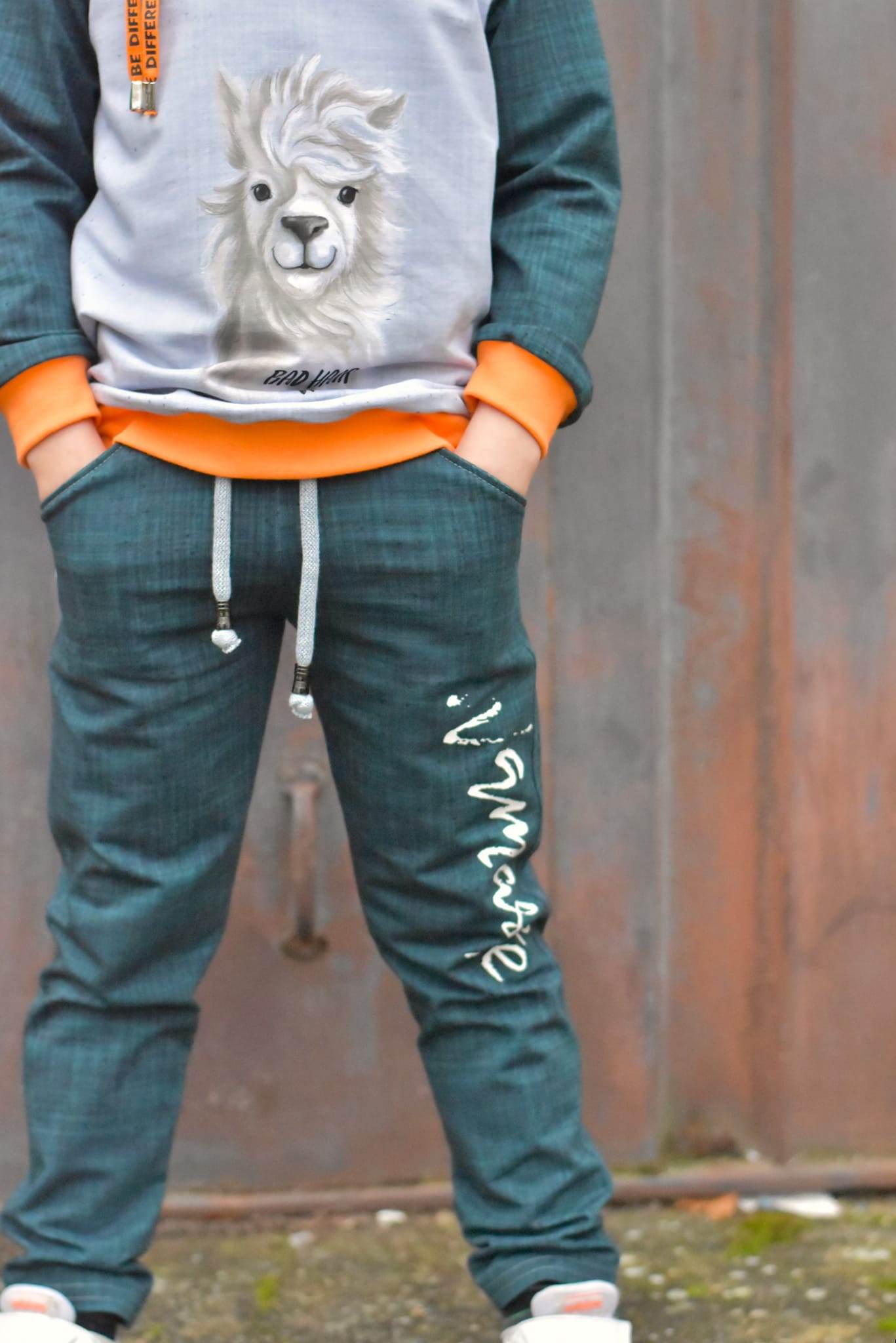 Alldayhose (3 Hosentypen mit verschiedenen Weiten und Figurtypen) für 69cm-140cm Körpergröße - Sewando