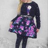 Schnittmuster Raglankleid Winter Glanz