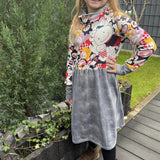 Schnittmuster Raglankleid Winter Glanz