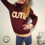 Schnittmuster Pullover kalte Falten Brise