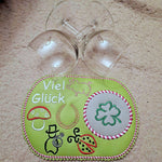 12x Stickdatei Glücksminis ITH und Satinstick - Sewando