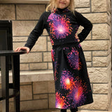 Schnittmuster Raglankleid Winter Glanz
