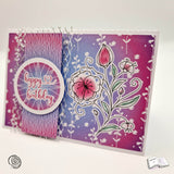 Plotterdatei Blumenast, Digiset, Sublimation, Digistamp, Digipaper - Sewando