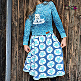 Schnittmuster Raglankleid Winter Glanz