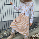 Schnittmuster Raglankleid Winter Glanz