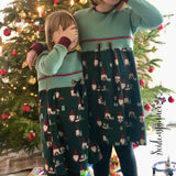 Schnittmuster Raglankleid Winter Glanz