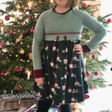 Schnittmuster Raglankleid Winter Glanz