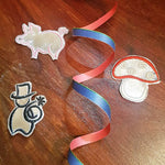 12x Stickdatei Glücksminis ITH und Satinstick - Sewando