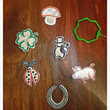 12x Stickdatei Glücksminis ITH und Satinstick - Sewando