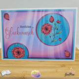 Digiset und Plott Blumenast, Plotterdatei, Sublimation, Digistamp, Digipaper - Sewando
