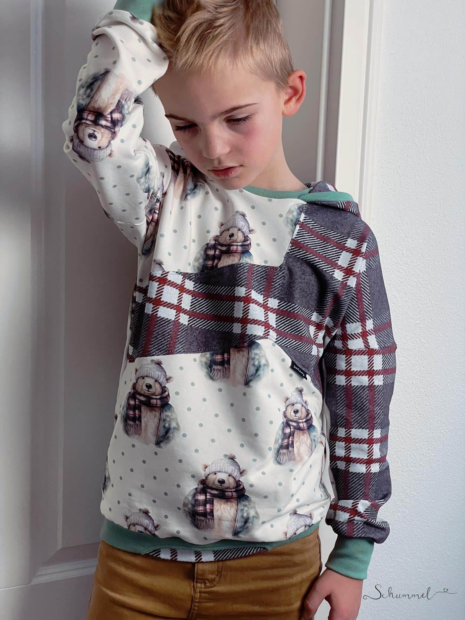 Schnittmuster Boys Sweater Robin für Jungen Gr. 80-176 - Sewando
