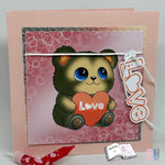 Digiset Herzteddy, Plotten, Sublimation, Drucken, Digistamp - Sewando