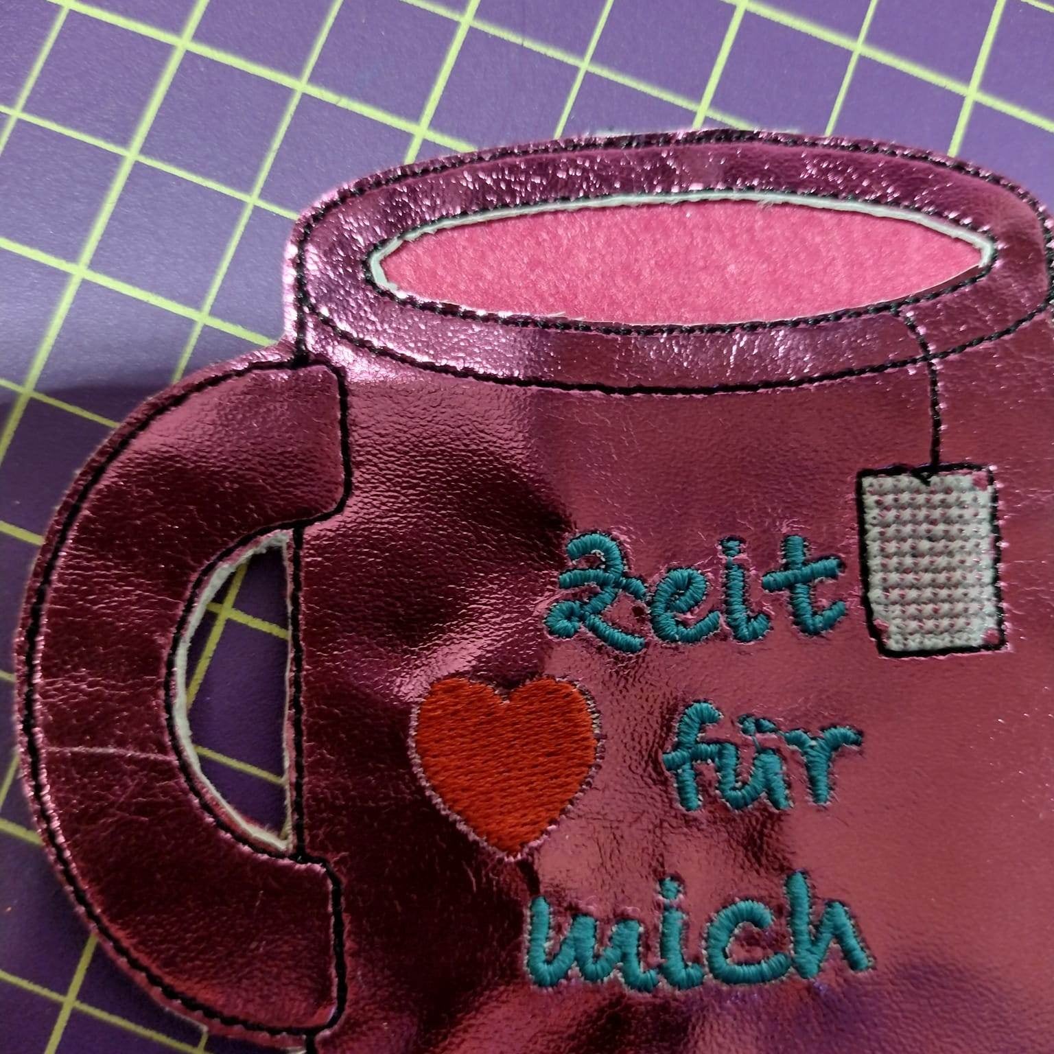 Stickdatei - Teetassen-Set (Füllobjekt) - Sewando