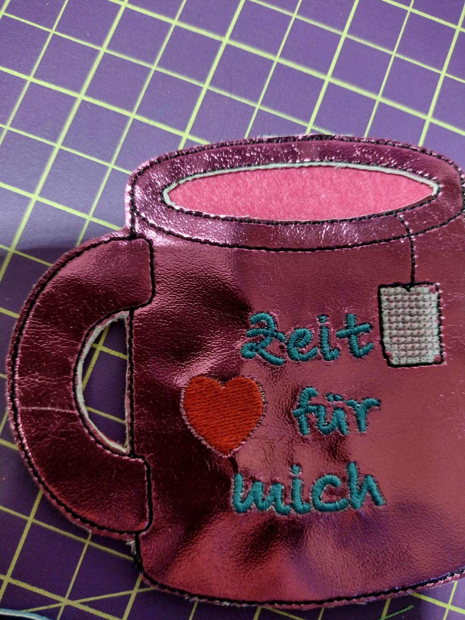 Stickdatei - Teetassen-Set (Füllobjekt) - Sewando