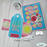 Digiset und Plott Blumenast, Plotterdatei, Sublimation, Digistamp, Digipaper - Sewando