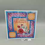 Plotterdatei Blumenast, Digiset, Sublimation, Digistamp, Digipaper - Sewando