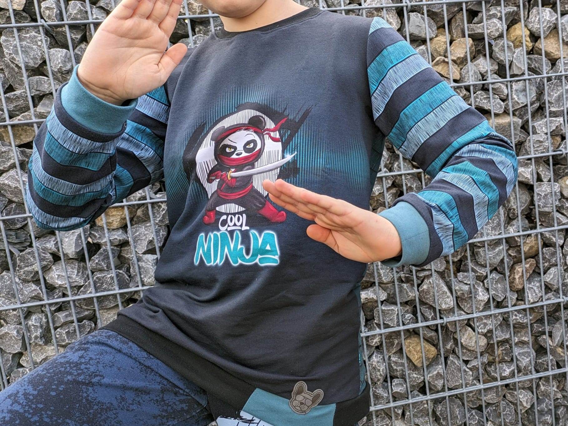 Schnittmuster Hoodie Laurin Gr.122 - 176 - Sewando