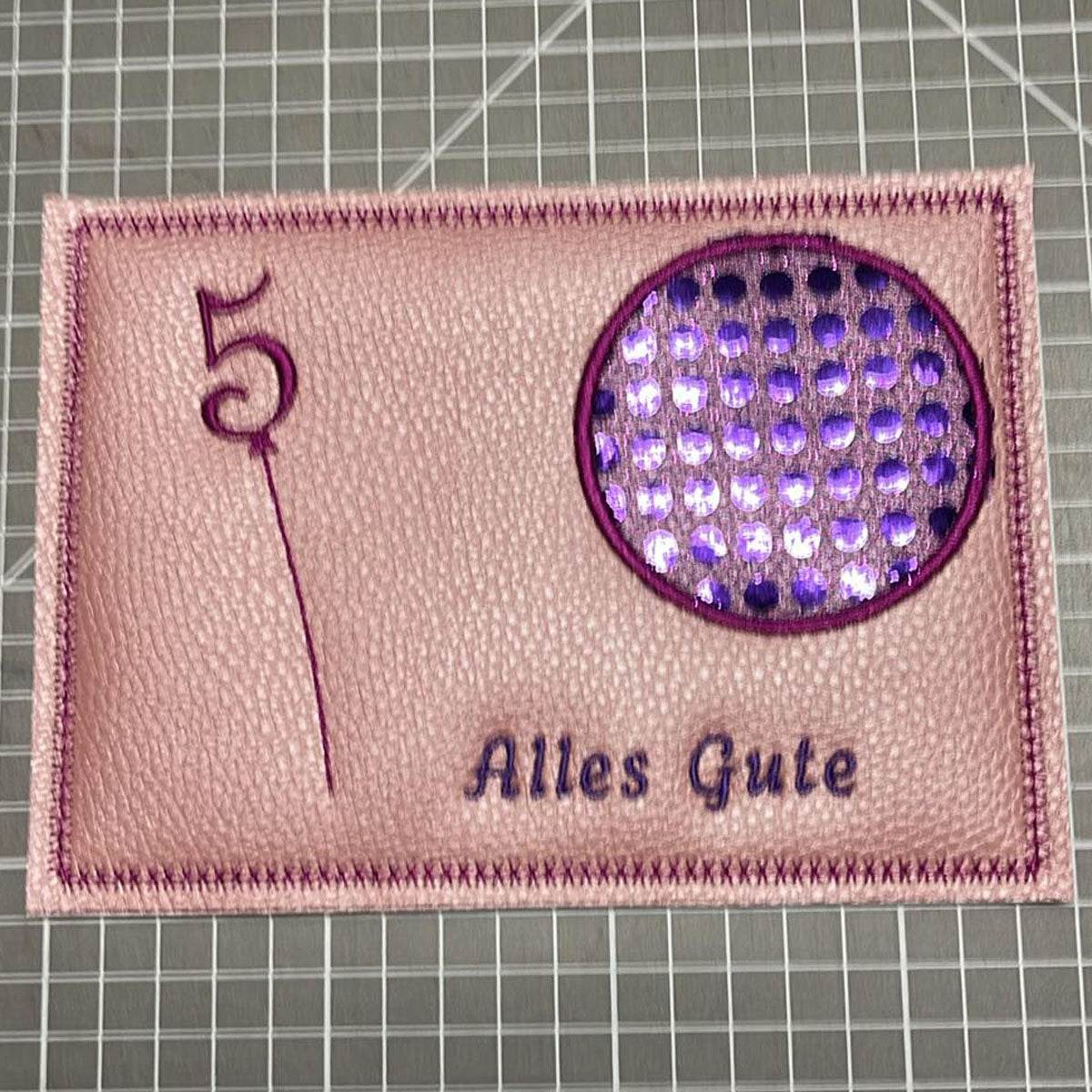 20x Stickdatei Ballonzahlen Satinstick - Sewando