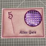 20x Stickdatei Ballonzahlen Satinstick - Sewando
