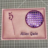 20x Stickdatei Ballonzahlen Satinstick - Sewando