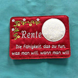 3x Stickdatei "Miniranke Blumen" in Satinstick