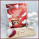 Digiset Herzteddy, Plotten, Sublimation, Drucken, Digistamp - Sewando