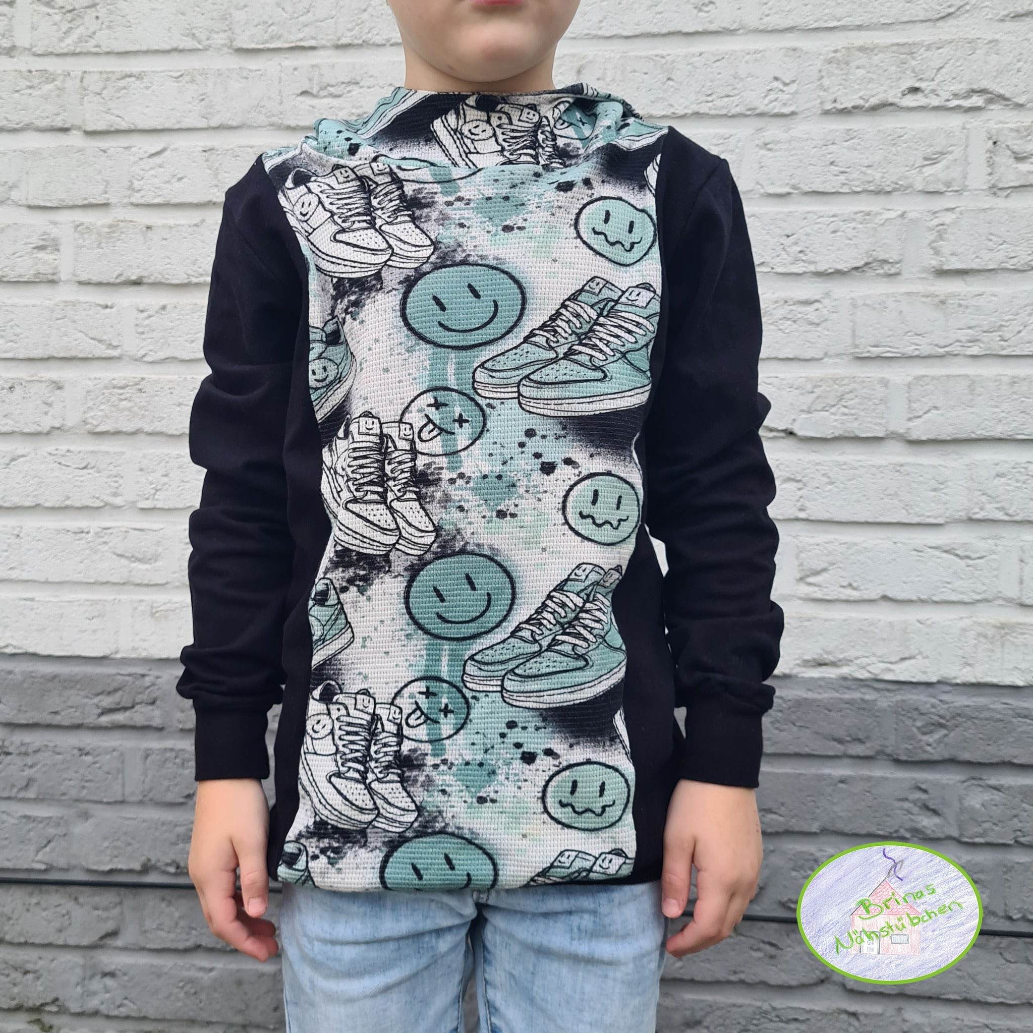Schnittmuster Hoodie Laurin Gr.122 - 176 - Sewando