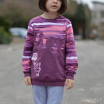 PASST GARANTIE SPLASH Sweater/ Hoodie Gr. 110-140 mit 2 Kapuzen & Halsbündchen - DIN A0 für Beamer geeignet - Sewando