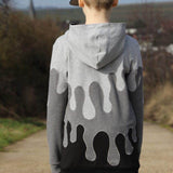 PASST GARANTIE SPLASH Sweater/ Hoodie Gr. 110-140 mit 2 Kapuzen & Halsbündchen - DIN A0 für Beamer geeignet - Sewando
