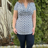 Schnittmuster WasserfallLangarmShirt/Kleid "Zazu" Gr. 30-50
