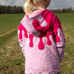 DIN A4 SPLASH Sweatjacke für 69cm-104cm Körpergröße PASSFORMGARANTIE - Sewando