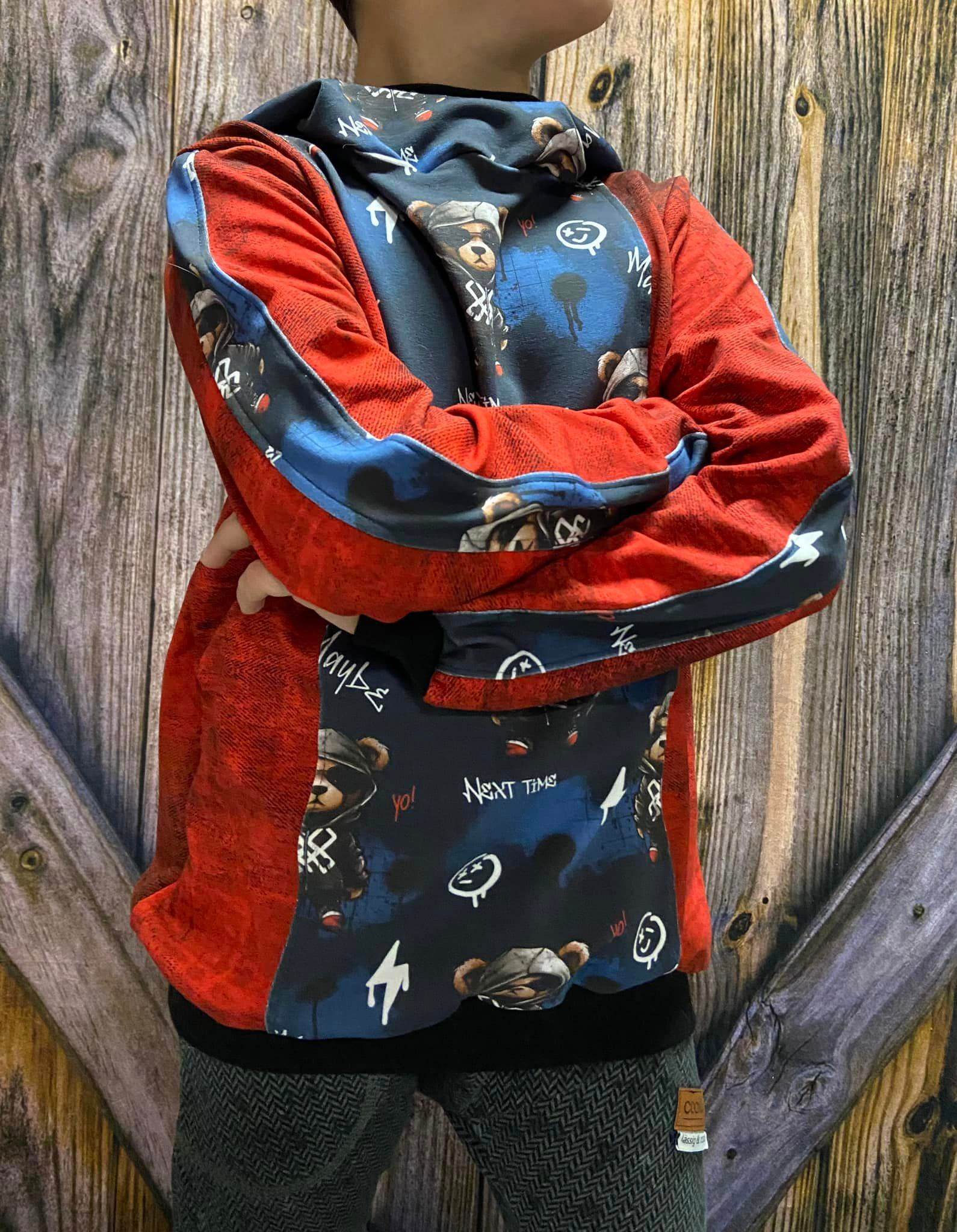Schnittmuster Hoodie Laurin Gr.122 - 176 - Sewando