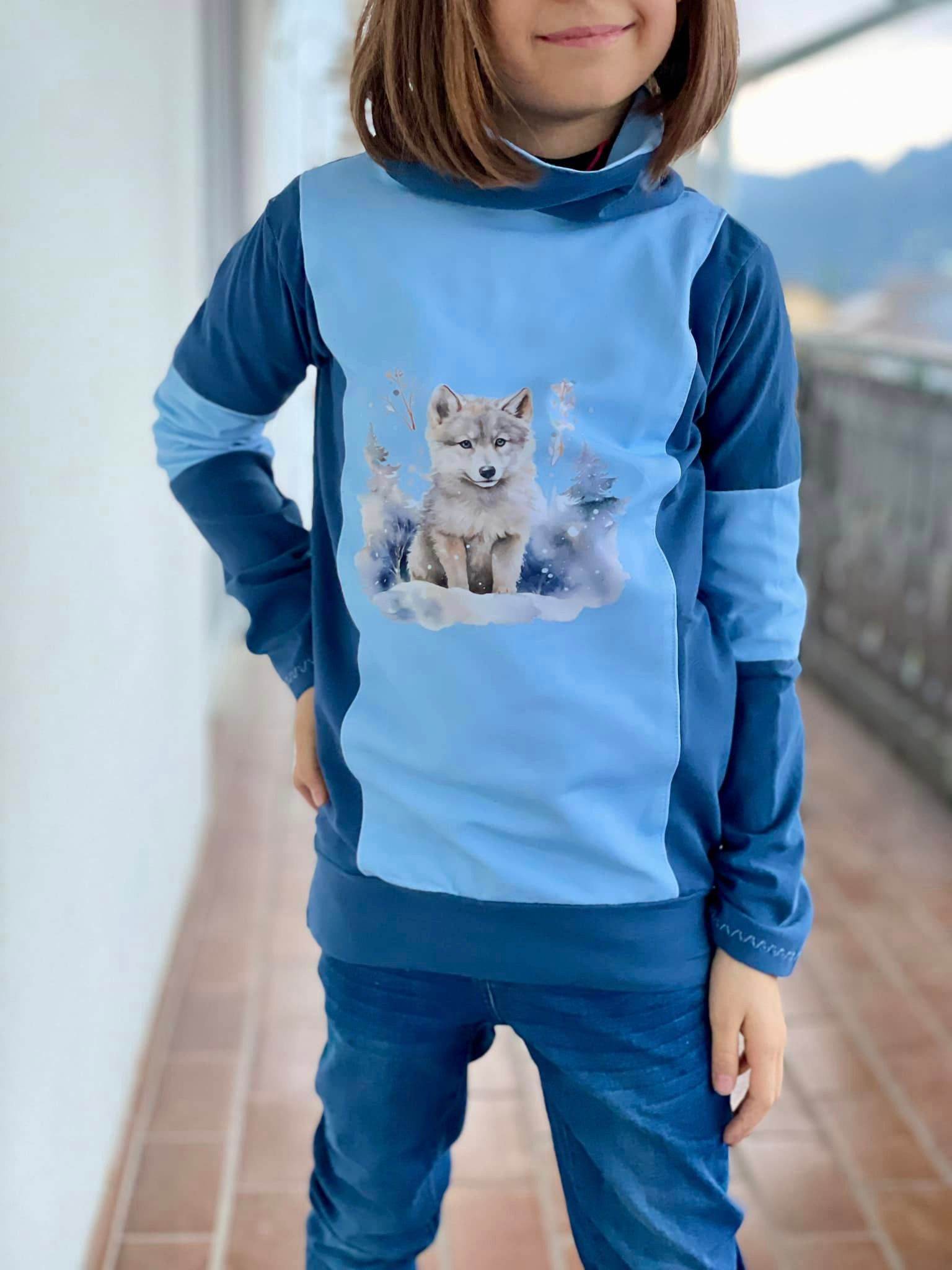 Schnittmuster Hoodie Laurin Gr.122 - 176 - Sewando