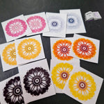 Digiset und Plott Sonnenblumenmandala, Plotterdatei, Sublimation, Digistamp, Digipaper - Sewando