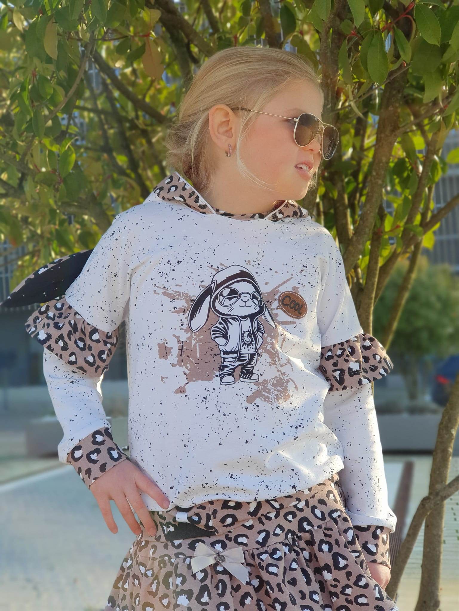 Schnittmuster *Girls Sweater Robin* #Hoodie Gr. 80-176 - Sewando