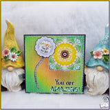 Plotterdatei Sonnenblumenmandala, Sublimation, Digistamp, Digipaper - Sewando