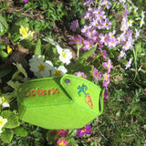Stickdatei - ITH Osternest, Faltschale, Faltkorb - Sewando