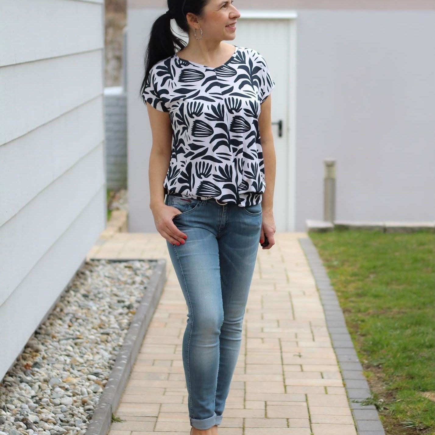 Schnittmuster Shirt ATTING Gr. 34-54 + Videotutorial : - Sewando