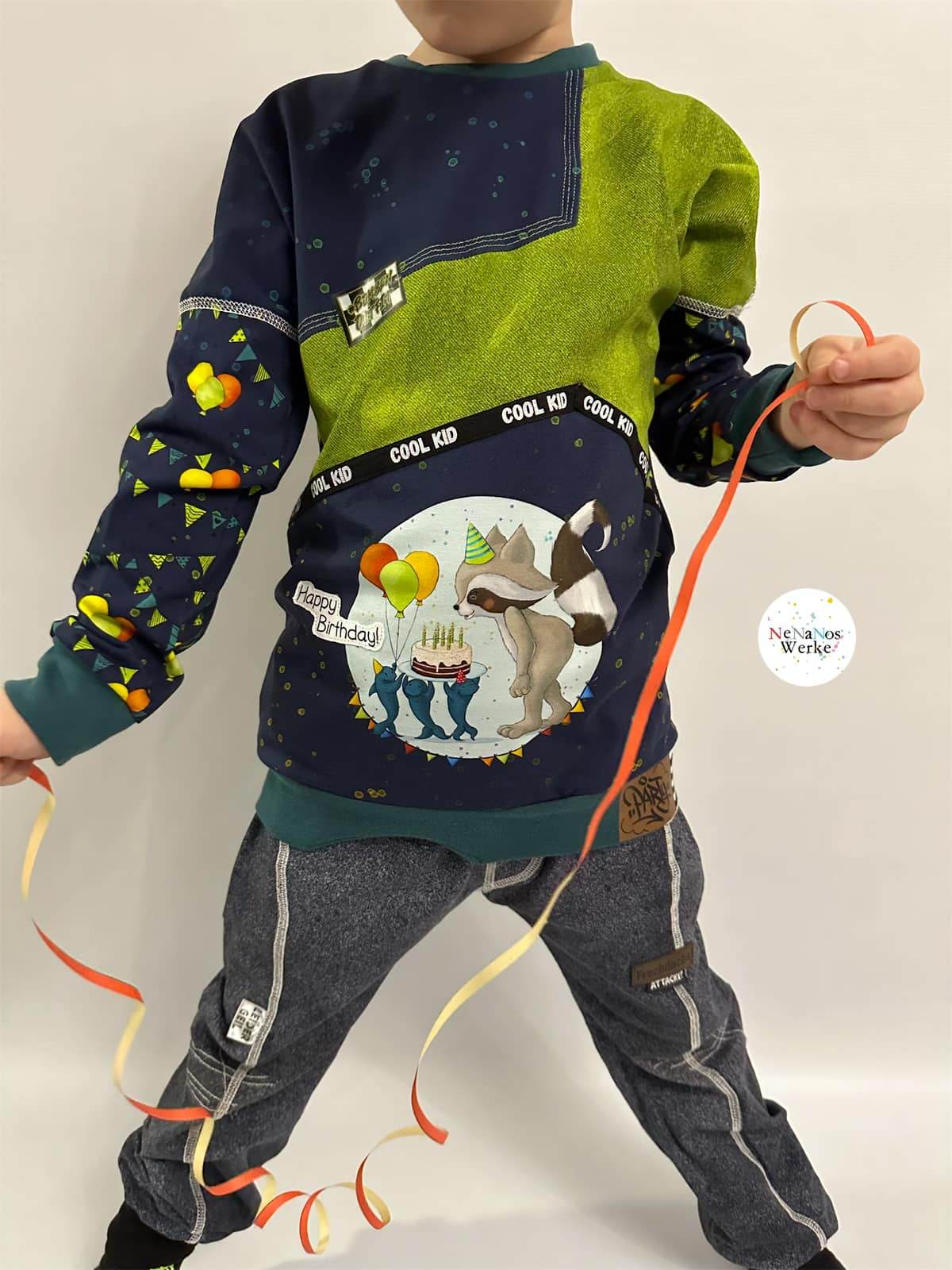 Schnittmuster *Boys Sweater Robin* #Hoodie Gr. 80-176 - Sewando