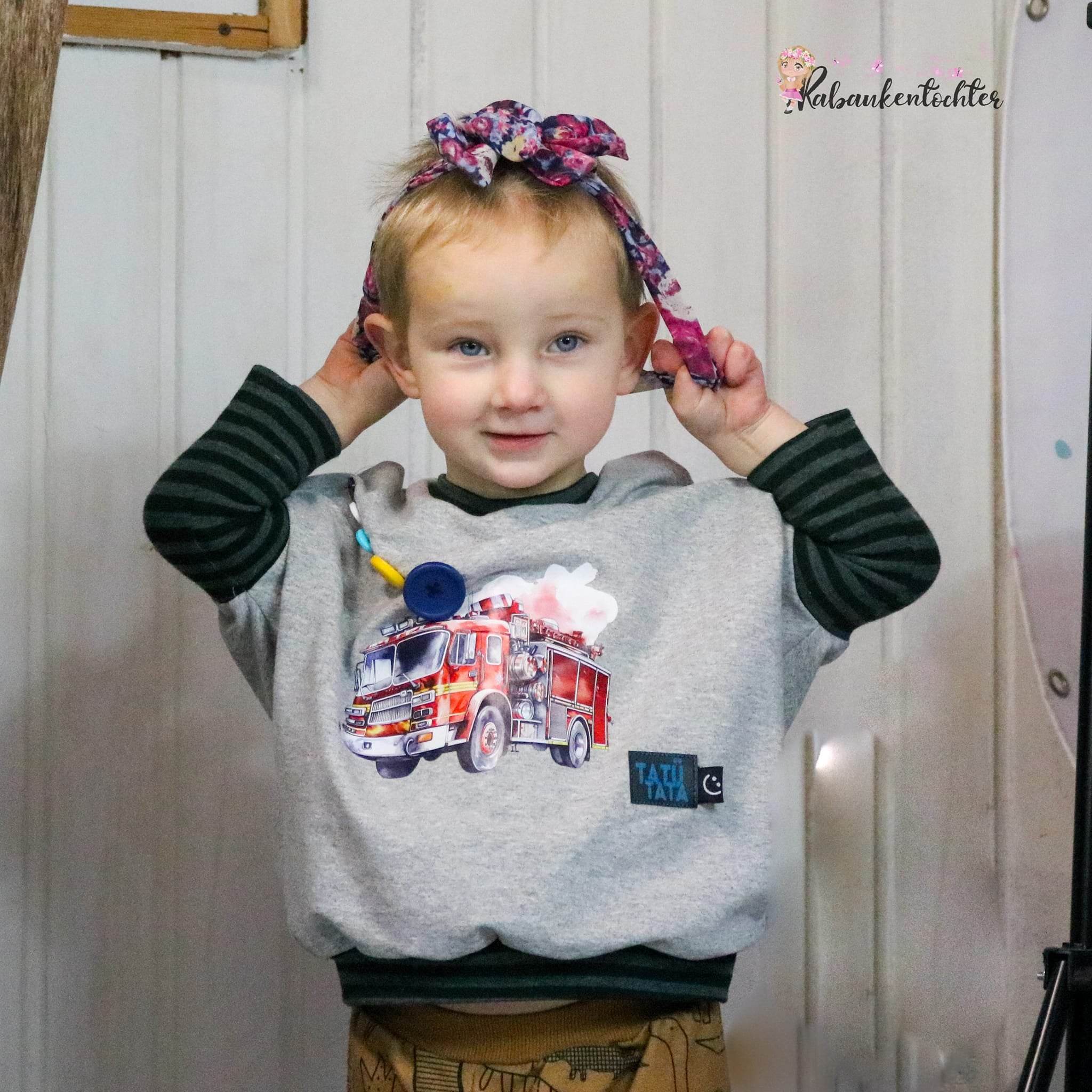 Schnittmuster Drüberziehding Baby Onepiece-Shirt Größe 50-98 - Sewando
