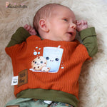 Schnittmuster Drüberziehding Baby Onepiece-Shirt Größe 50-98 - Sewando