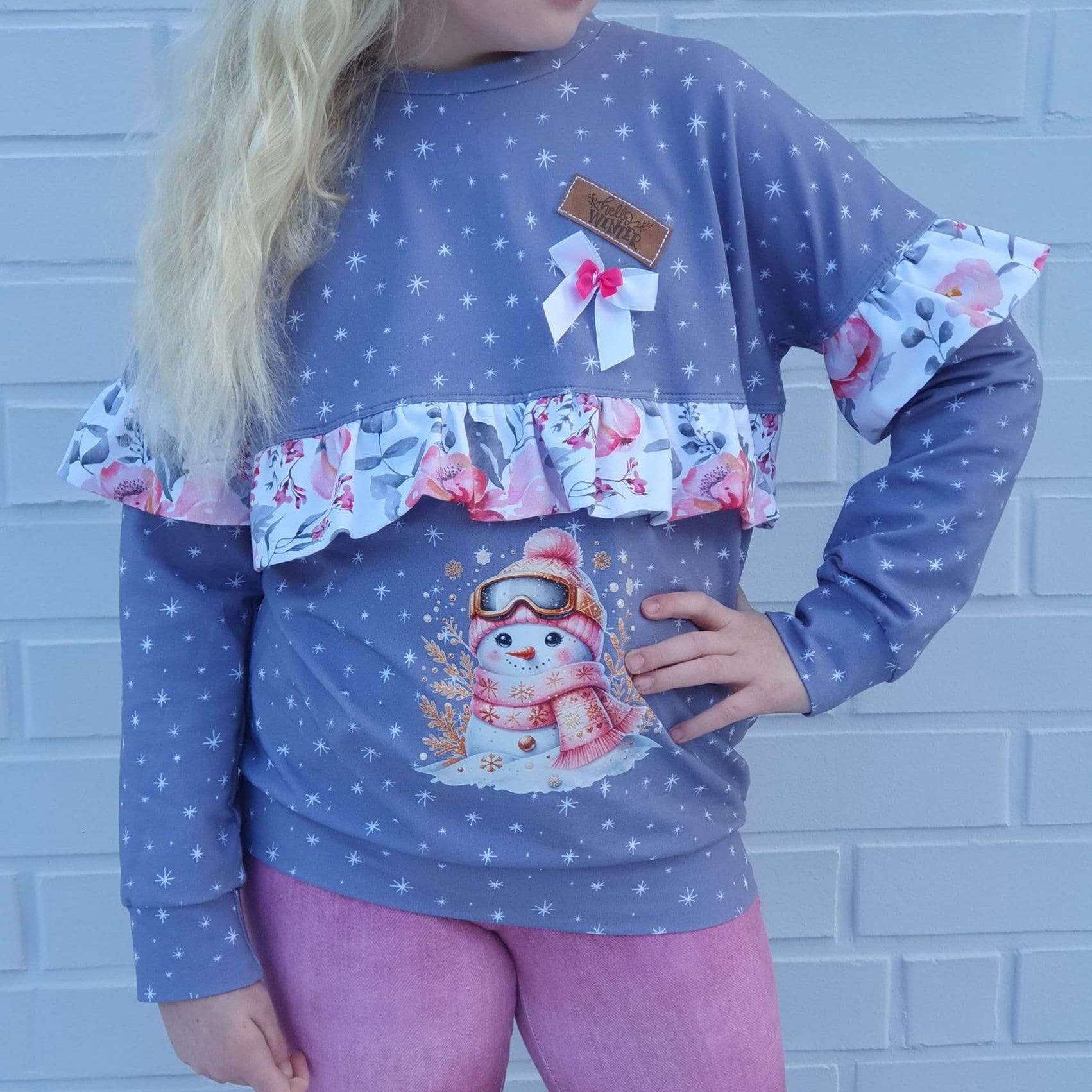 Schnittmuster *Girls Sweater Robin* #Hoodie Gr. 80-176 - Sewando