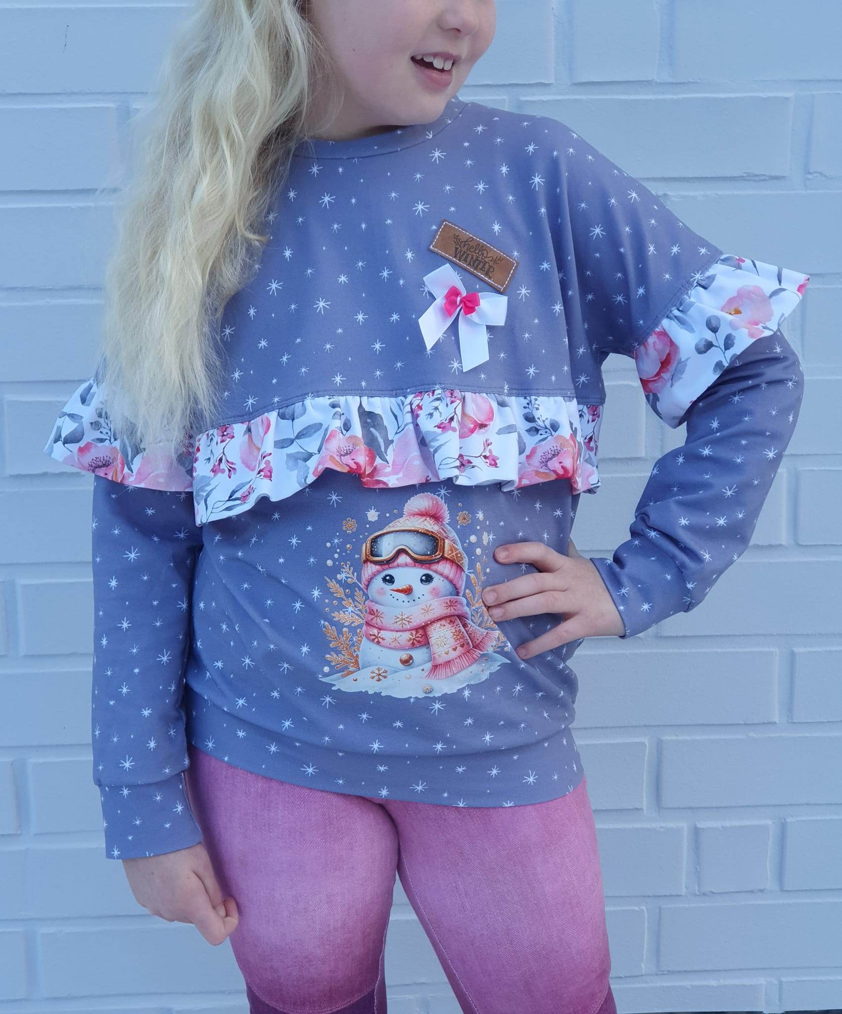 Schnittmuster *Girls Sweater Robin* #Hoodie Gr. 80-176 - Sewando