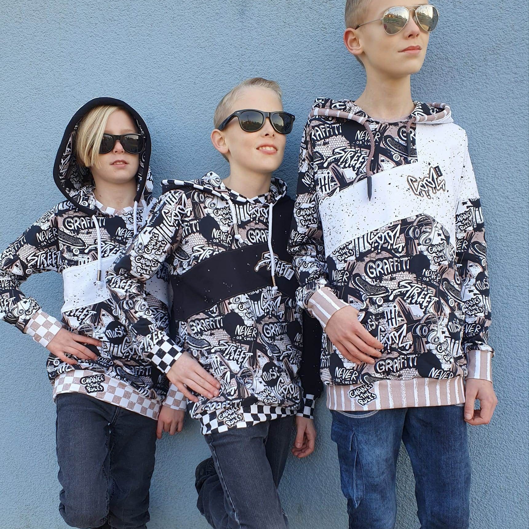 Schnittmuster *Boys Sweater Robin* #Hoodie Gr. 80-176 - Sewando