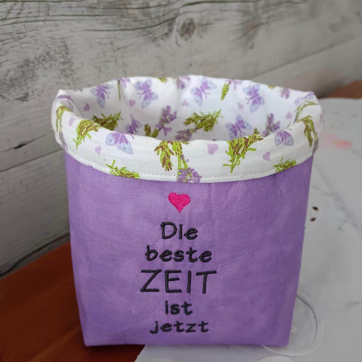 Stickdatei - 3x Spruch - Die beste Zeit ist jetzt - Sewando