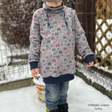 Schnittmuster Pullover kalte Falten Brise