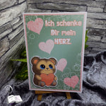 Digiset Herzteddy, Plotten, Sublimation, Drucken, Digistamp - Sewando
