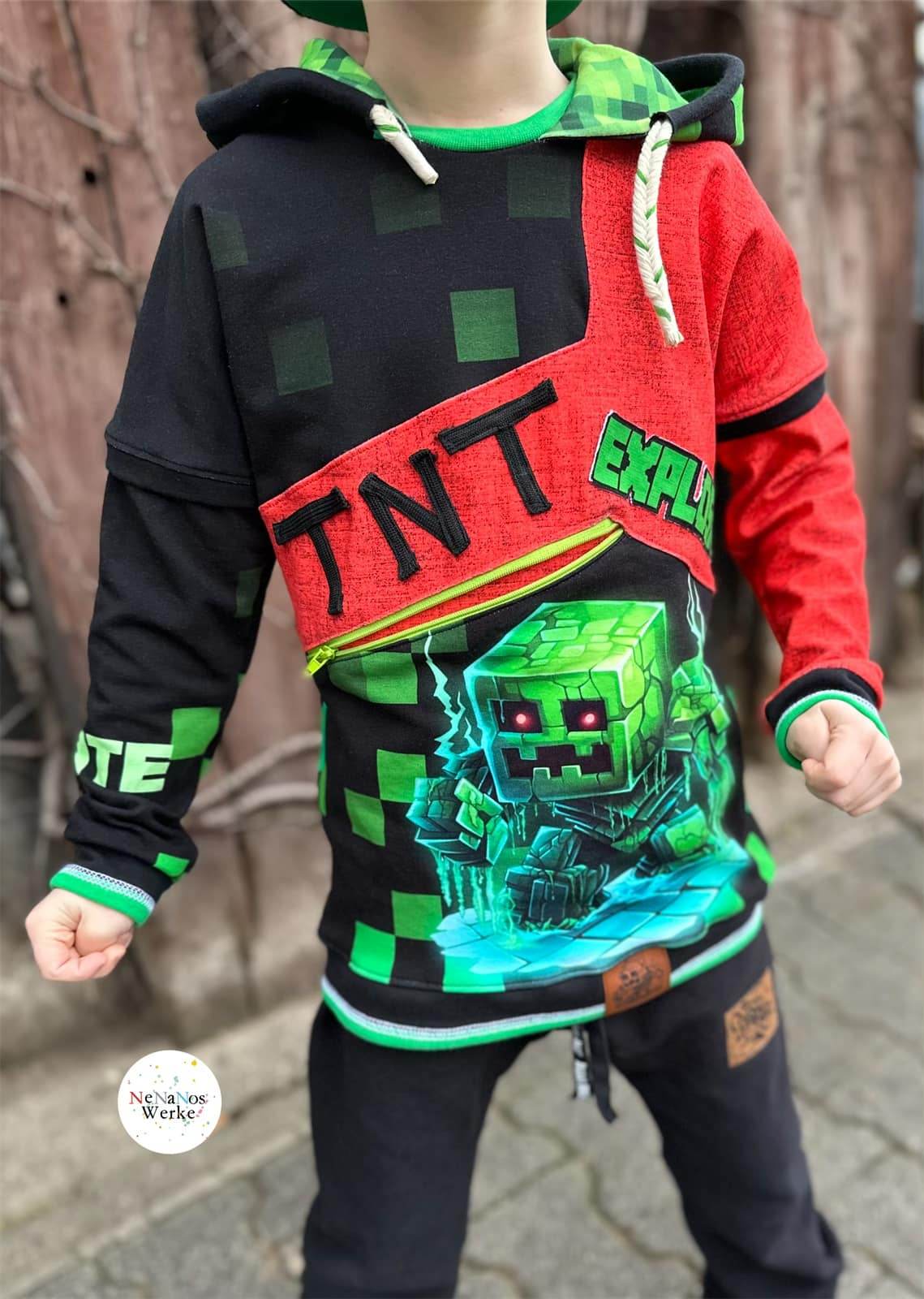 Schnittmuster *Boys Sweater Robin* #Hoodie Gr. 80-176 - Sewando