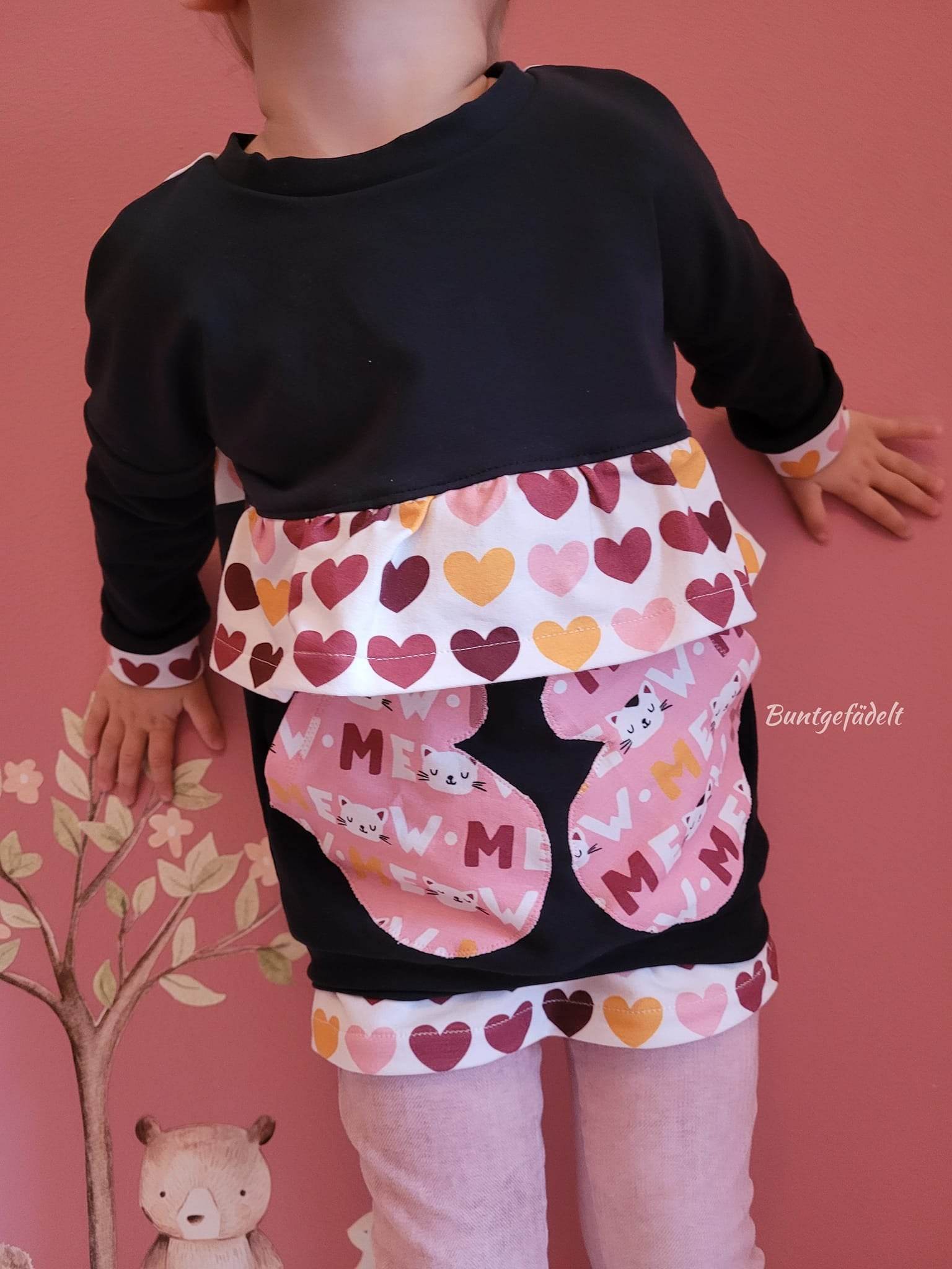 Schnittmuster *Girls Sweater Robin* #Hoodie Gr. 80-176 - Sewando